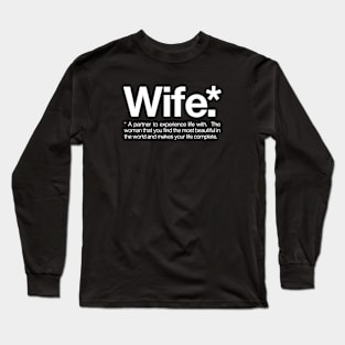 Wife Definition Long Sleeve T-Shirt